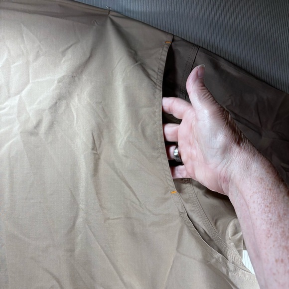 Ariat Rebar Men's Khaki Color Button-Down Shirt - Picture 12 of 13